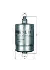 YAKIT FILTRESI MERCEDES M102 M103 M104 W201 W124 W140 C140 R129