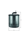 YAKIT FILTRESI MERCEDES OM611 W203 CL203 S203 C209 W463