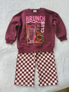 Brunch club baskılı takım