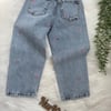 Fiyonklu mom jean pantolon