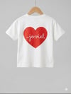 Joviel love baskılı tişört