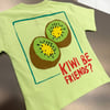 Laciel kiwi be baskılı tişört