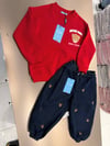 Laciel Paris bear baskılı jean pantolon