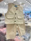 Laciel Paris cepli denim yelek ( damalı )