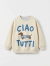 Laciel Paris ciao tutti baskılı sweatshirt