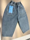 Laciel Paris çizgili balon jean pantolon 