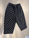 Laciel Paris damalı jean pantolon (siyah)