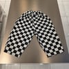 Laciel Paris damalı jean pantolon (siyah beyaz)