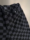 Laciel Paris damalı jean pantolon (siyah)