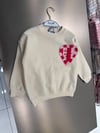 Laciel Paris love nakışlı sweatshirt