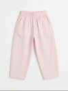 Laciel Paris pembe çizgili balon jean pantolon