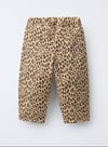 Leopar baggy jean pantolon (unısex)
