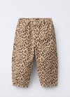 Leopar baggy jean pantolon (unısex)