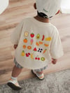 Snack club baskılı tişört