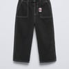 ZR kemer detaylı jean pantolon