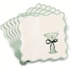 Diva Home Margarita kadeh ve lime desenli 6Lı Peçete Seti
