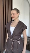 FULAR KUŞAK DETAYLI İKİLİ TAKIM