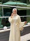 Gizia özel dökümlü abaya takım