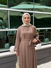 gizia özel dökümlü abaya takım