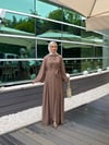 gizia özel dökümlü abaya takım