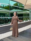 gizia özel dökümlü abaya takım