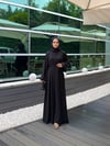 gizia özel dökümlü abaya takım