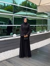 gizia özel dökümlü abaya takım