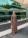 gizia özel dökümlü abaya takım