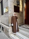 kheesa yırtmaç detay bluz  kahverengi