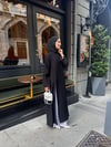 kheesa yırtmaç detay bluz siyah