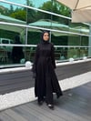 Meva 3 lü pantolonlu abaya takım