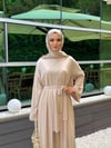 Meva 3 lü pantolonlu abaya takım