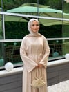 Meva 3 lü pantolonlu abaya takım
