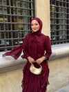mira şallı şifon elbise