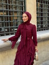 mira şallı şifon elbise