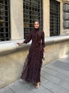 mira şallı şifon elbise