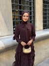mira şallı şifon elbise