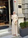 mira şallı şifon elbise