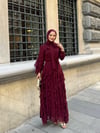 mira şallı şifon elbise