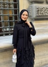 mira şallı şifon elbise