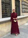 mira şallı şifon elbise