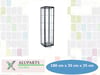 180x35x35 cam vitrin dolap siyAH