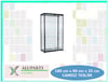 cam dolap koleksiyon siyah camsız 180x80x35
