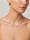 Döküm Su Yolu 3mm Silver Kolye