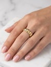 Isolde Kaya Halkası Gold Yüzük