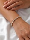 Oval Kesim Su Yolu Gold Bileklik