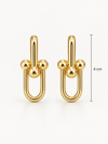 Tffny Sallantılı Gold Küpe