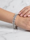 VIP Balıksırtı Silver Bileklik