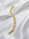Yuvarlak Kesim Gold Bileklik