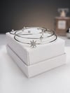 Zirkon Taşkı Kutup Yıldızı Model Silver 3lü Bileklik